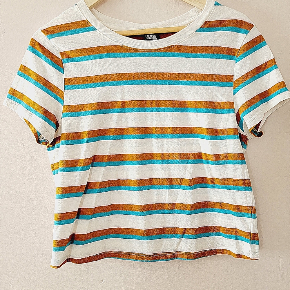 WILD FABLE STRIPED CROP TSHIRT